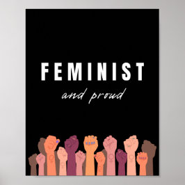 feministe en trots poster
