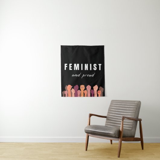 feministe en trots wandkleed (In situ)