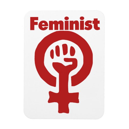 feministe magneet (Verticaal)