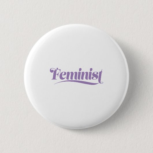 feministe ronde button 5,7 cm (Voorkant)