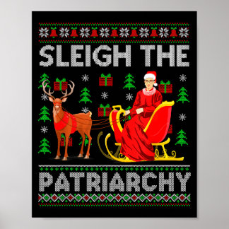 Feministe Ruth Bader Ginsburg Rbg Kerst Slede De P Poster