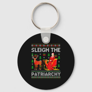 Feministe Ruth Bader Ginsburg Rbg Kerst slee Sleutelhanger