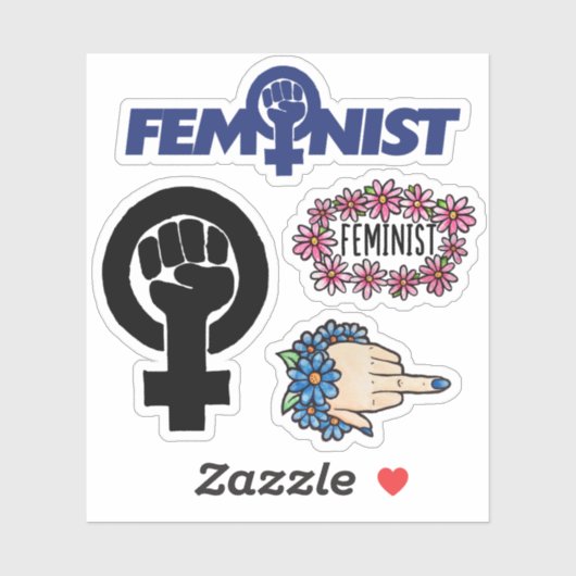 feministe sticker (Vel)