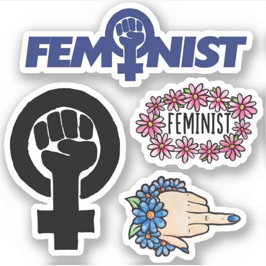 feministe sticker (Voorkant)