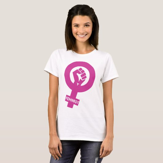 Feministe T-shirt (Voorkant volledig)