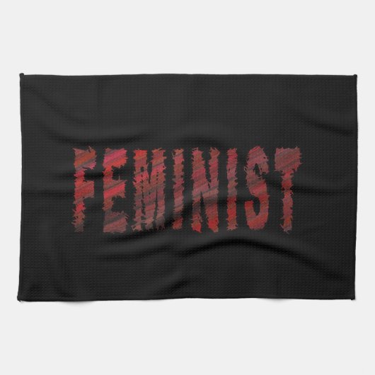 feministe theedoek (Horizontaal)