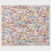 feministe vrouw cadeaupapier (Vlak)