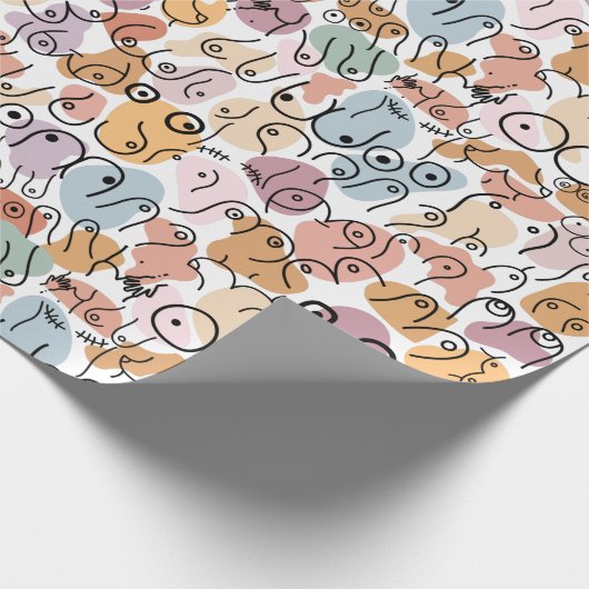 feministe vrouw cadeaupapier (Hoek)