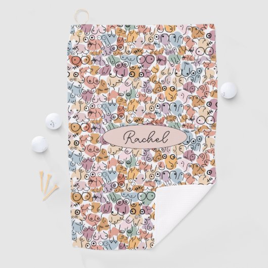 feministe vrouw golfhanddoek (Insitu)