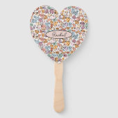 feministe vrouw handwaaier (Achterkant)