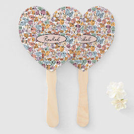 feministe vrouw handwaaier