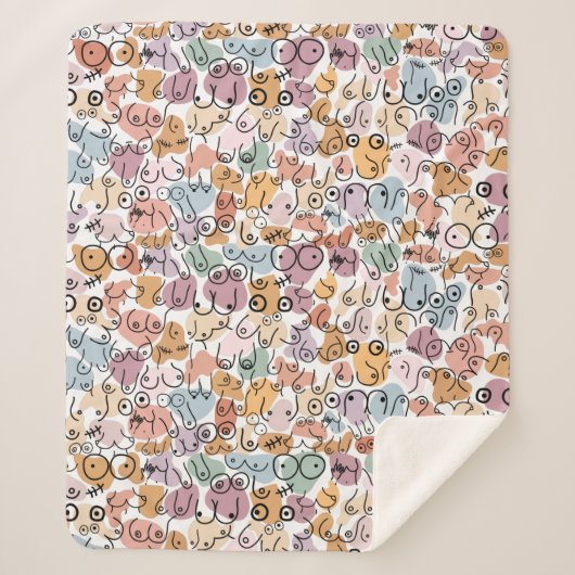 feministe vrouw sherpa deken (Voorkant)