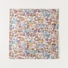 feministe vrouw wandkleed