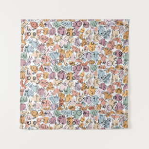 feministe vrouw wandkleed