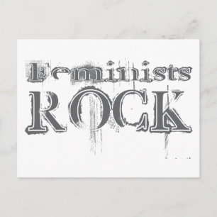 Feministen Rock Briefkaart