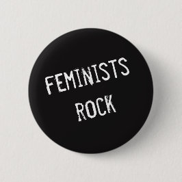 Feministen Rock Ronde Button 5,7 Cm