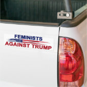 Feministen tegen Trump Bumpersticker (Op Truck)