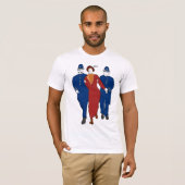 Feministisch crimineel t-shirt (Voorkant volledig)