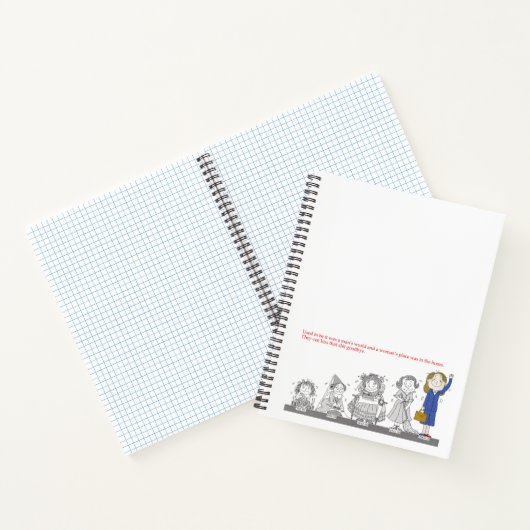 Feministisch Evolutie notitieboek (Binnen)