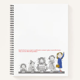 Feministisch Evolutie notitieboek