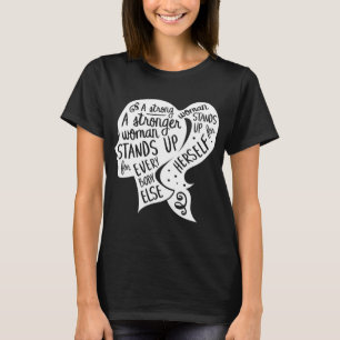 feministisch feminisme citaat Inspirerend sterke v T-shirt