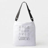 Feministisch feminisme Doodle Art Canvas tas (Voorkant)