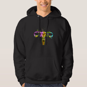 Feministisch feminisme van de menselijke baarmoede hoodie