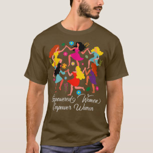 Feministisch feminisme versterkt vrouwen die macht t-shirt