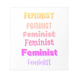 feministisch notitieblok