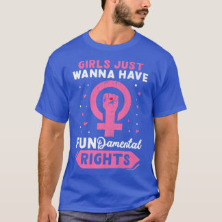 Feministisch ontwerp voor vrouwenrechtenactivisten t-shirt