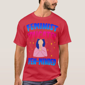 Feministisch opgeleid OpenMinded T-shirt