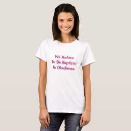 Feministisch Paars Terugvordering Onze Lichamen T-shirt