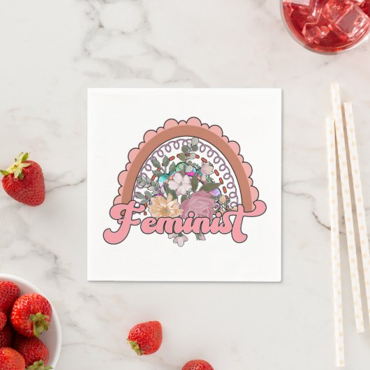 Feministisch papier Napkins Servet (Insitu)