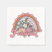 Feministisch papier Napkins Servet (Voorkant)