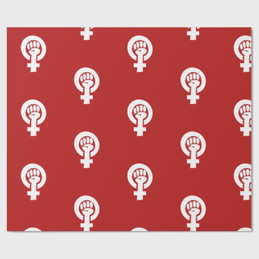 Feministisch symbool cadeaupapier (Vlak)