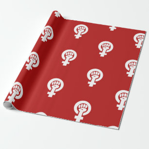 Feministisch symbool cadeaupapier