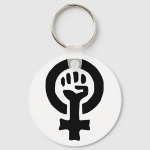 Feministisch symbool Logo Sleutelhanger