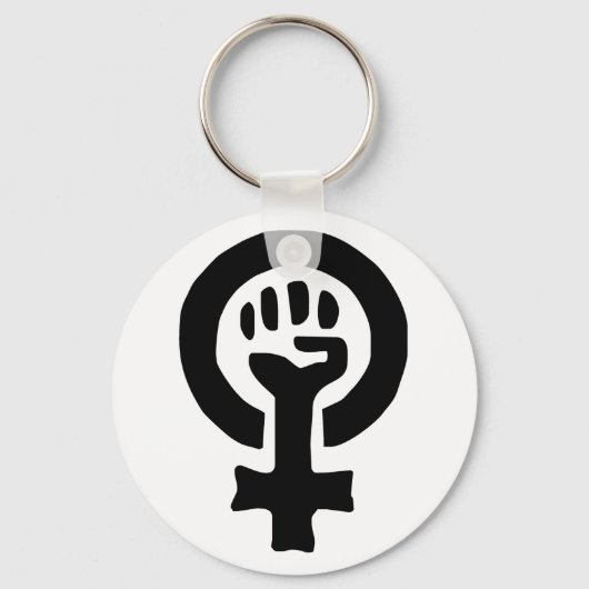 Feministisch symbool Logo Sleutelhanger (Voorkant)