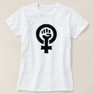 Feministisch symbool Logo T-shirt