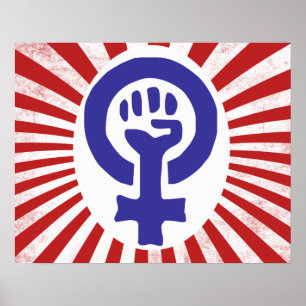 Feministisch symbool poster