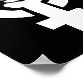 Feministisch symbool poster (Hoek)