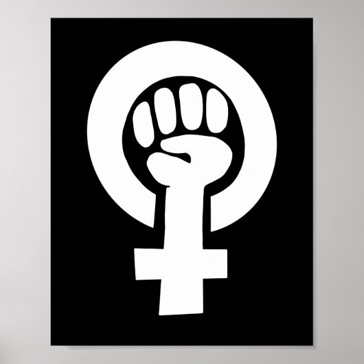 Feministisch symbool poster (Voorkant)