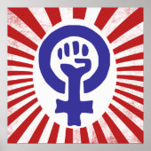 Feministisch symbool poster (Voorkant)