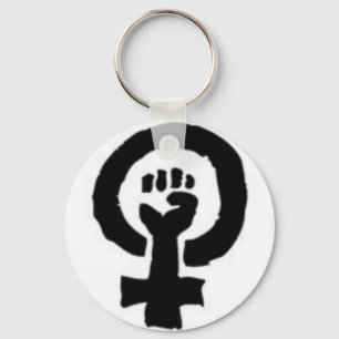 Feministisch symbool sleutelhanger