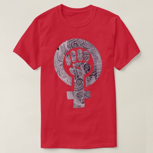 Feministisch symbool t-shirt (Design voorkant)