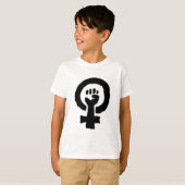 Feministisch symbool t-shirt (Voorkant volledig)