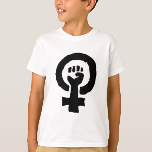 Feministisch symbool t-shirt (Voorkant)