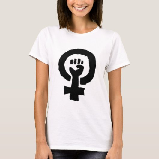 Feministisch symbool t-shirt (Voorkant)