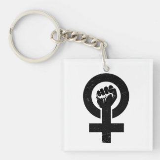 Feministisch verzet sleutelhanger