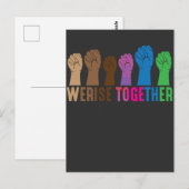 Feministisch verzet Sociale rechtvaardigheid Briefkaart (Voorkant / Achterkant)